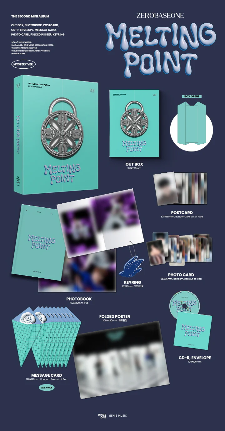 ZEROBASEONE - [MELTING POINT] 2nd Mini Album MYSTERY Version - Image 2